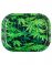 DankStop Green Leaves Rolling Tray