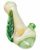 DankStop Leafy Green Mushroom Milli Spoon Pipe