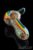 Rainbow Mega Pipe  Heavy Cane Worked Rainbow Spoon