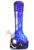 Twisted Sisters – 10″ Bubble Base Beaker Bong with Spirals